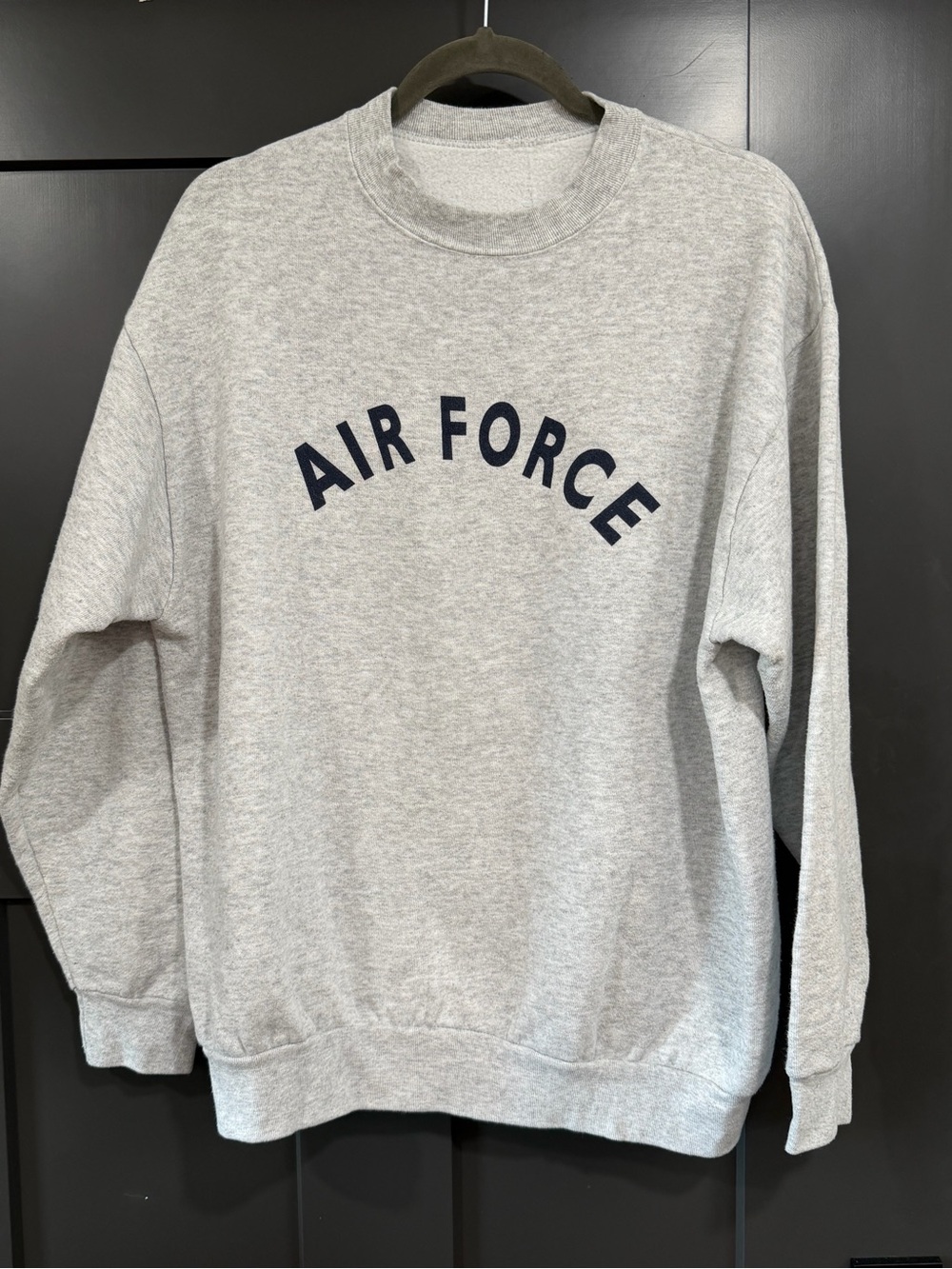 Air Force Grey Crewneck Sweatshirt - Classic Comfort